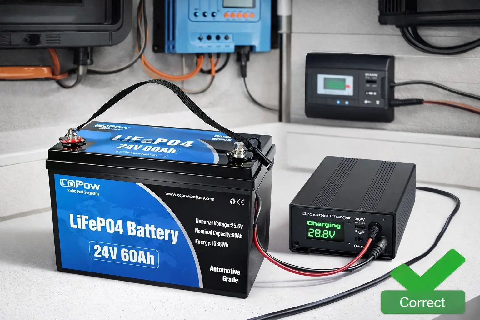 12V 충전기로 24V 배터리를 충전할 수 있나요? - 코포